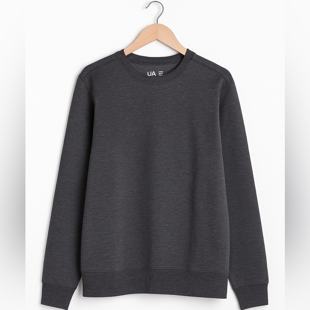VRST New With Tags Men's Size Small Legacy Fleece Crewneck Dark Slate/White